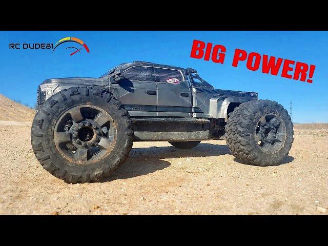 ARRMA Big Rock 6s in BEAST MODE with Hobbystar 1480kv and Max 6!