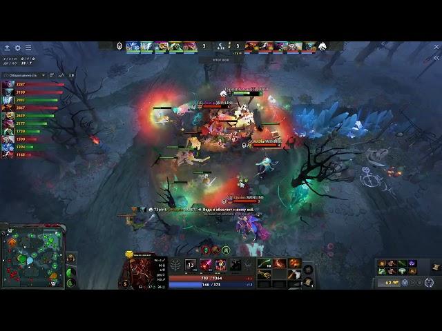 Yatoro - Chaos Knight (Team Spirit vs Gamin Gladiators TI12 Game3) Huge comeback