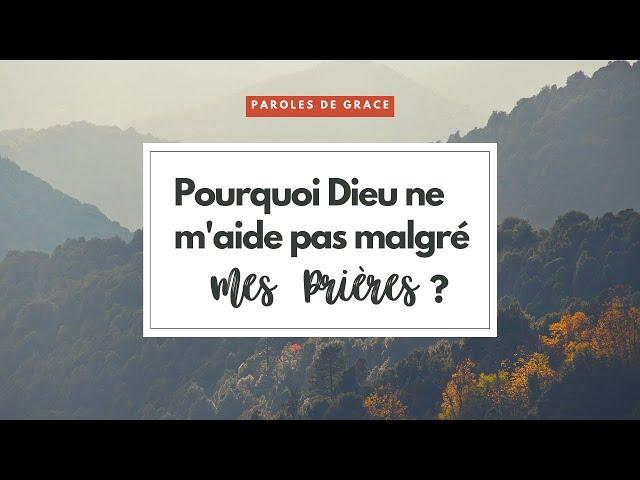 Comment prier pour débloquer un problème qui dure depuis longtemps?