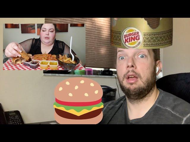 Foodie Beauty (Chantal) has a MUKBANG with the KING | Troll Time | React