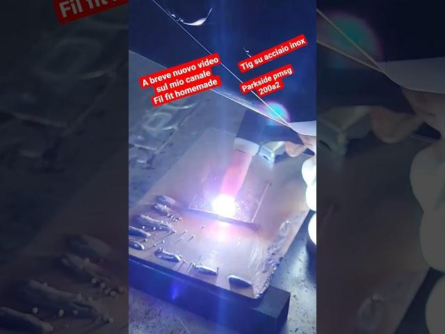 saldatrice multiprocesso parkside pmsg 200 a2 #tig #welding #acciaioinox #diy #bricolage #parkside
