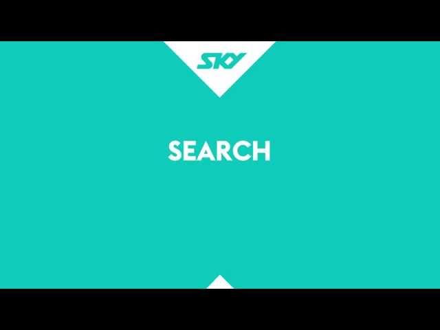 How to search on the new SKY | SKY TV