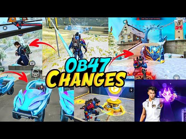 Ob47 New Changes In Free Fire || Free Fire New Event || Ff New Event Today