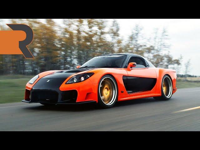 Han’s Single Turbo Veilside RX-7 | Built In True Tokyo Drift Style!