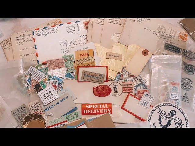 Vintage ephemera haul / world war letters , stamps & more