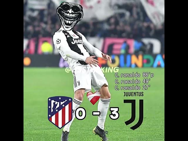 Cr7 vs Atlético de Madrid #trollface #football #footballshorts #funny #edit #viral #cr7 #sports