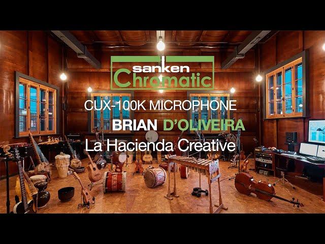 Sanken Chromatic - Brian D'Oliveira from La Hacienda Creative on the CUX-100K Super Wide Range Mic