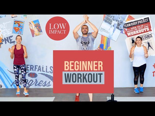 Standing, low impact beginner workout with Team Body Project