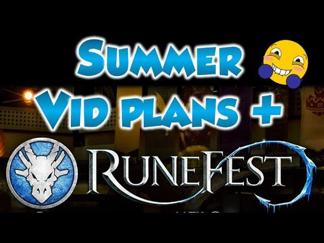 Teh Proez's summer plans and RuneFest build-up!