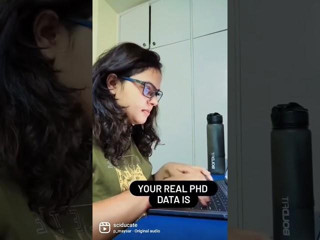 Your real phd data vs data that you show in viva|  #phdthesis #researchmemes