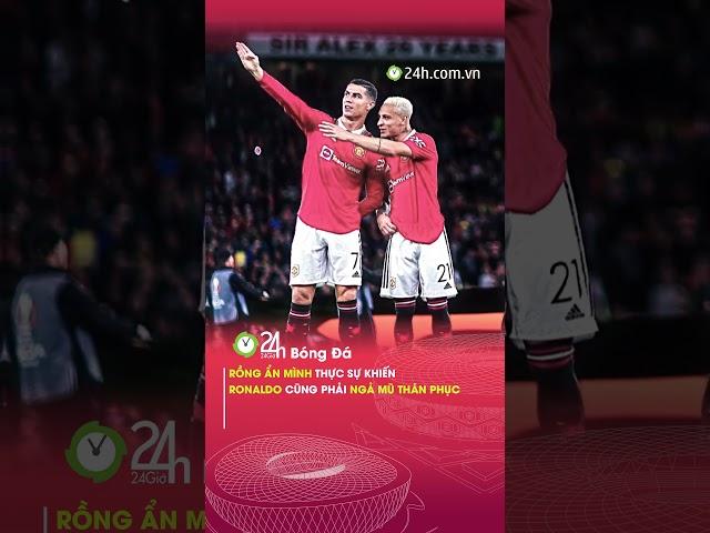 Gặp De Gea thì Antony lại ăn đứt CR7#24hbongda #antony #manchesterunited