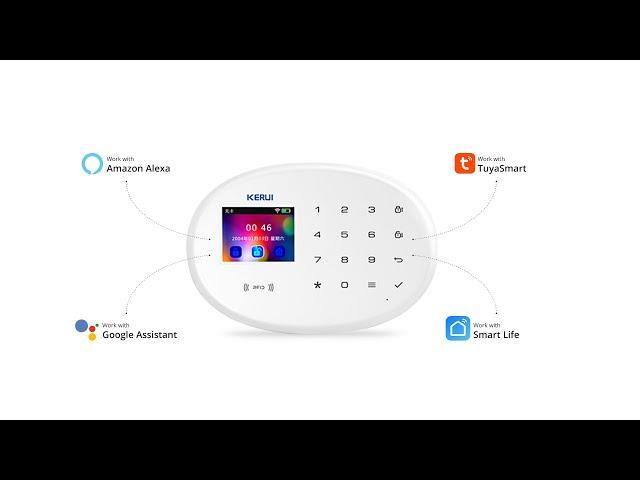 [KERUI] KERUI W204 GSM/Wi-Fi alarm system | using TuyaSmart IoT #alarm system #host #security #Wi-Fi