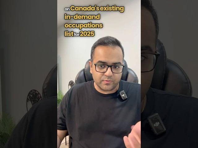 In-demand occupations for RCIP in 2025 #canada #immigration #canadapr