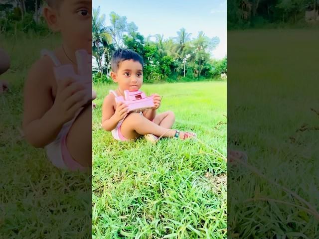শুদ্ধ শুকনো বিলের ভিতরে জাহাজ চালাতে এসেছে #youtubeshorts #trending #viral #shorts #vlog #cute #baby