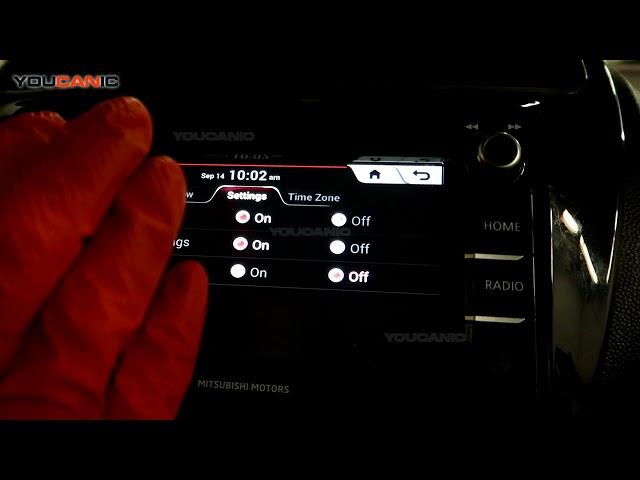 How to Set the Time Clock on a 2012-2022 Mitsubishi Mirage