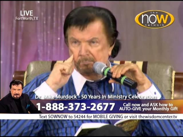 Dr. Mike Murdock teaching LIVE from The Wisdom Center on The NOW Network