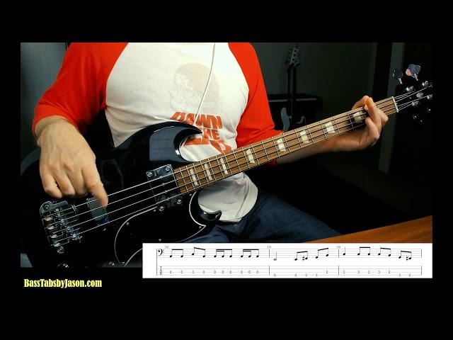 Ride the Lightning Bass Cover with Tabs: Cliff Burton's Original Studio Take