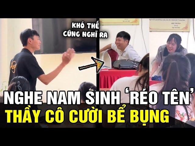 Lướt TÓP TÓP quá 180', nam sinh 'RÉO TÊN THẦY CÔ' theo cách có 102 khiến cả lớp CƯỜI BÒ | TÁM TV