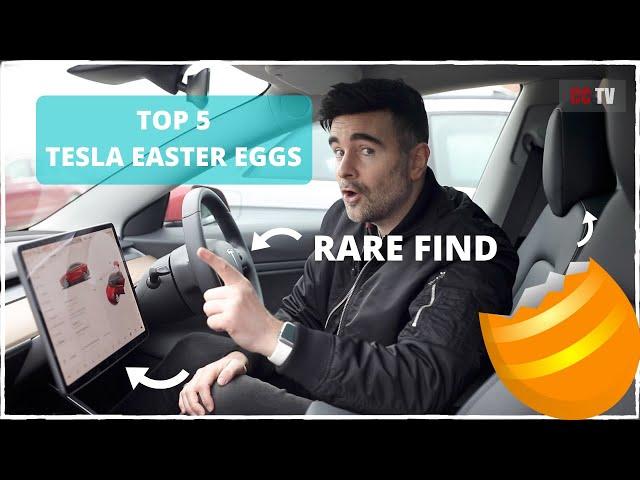 TESLA Model 3 SECRETS revealed - EASTER EGGS