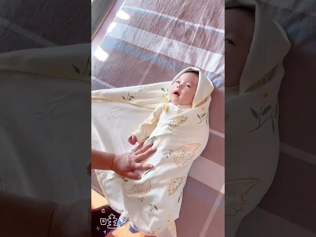 New parents, please take a look at how to wrap a newborn baby.
