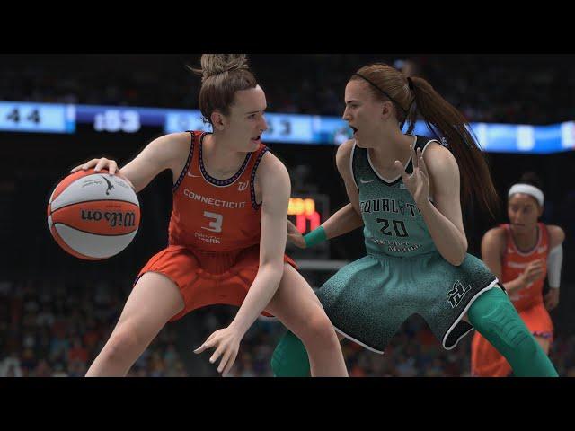 NEW YORK LBERTY vs CONNECTICUT SUN  WNBA 2K25 4K UHD