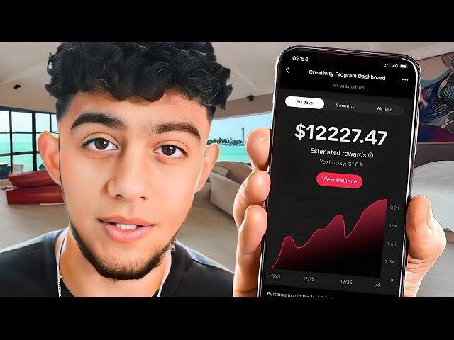 How I Make $12,227 Per Month With Tiktok Creativity Program