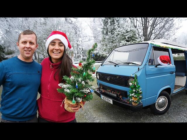 Van Life Christmas in our tiny vw camper van! How hard can it be?