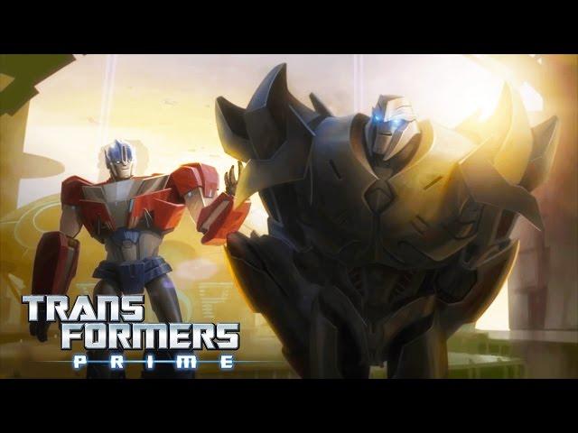 Transformers Prime - The Origin Story of Optimus Prime & Megatron | Transformers Official