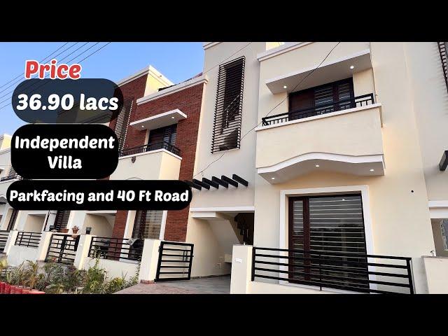 36.90 lakh में यह 3 Bhk Villa मिल रहा है | Parkfacing और 40 Ft wide Road के साथ | Ready to move.