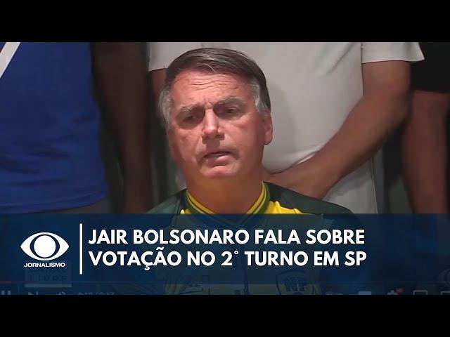 Ex-presidente Jair Bolsonaro fala sobre votação no segundo turno em SP | Canal Livre