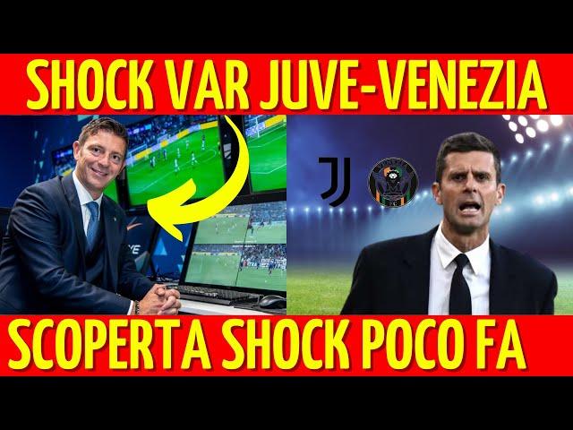  NOTIZIA SHOCK. SCOPERTA SHOCK SUL VAR DI JUVE-VENEZIA. SOLO ORA SI È VENUTO A SAPERE CHE...