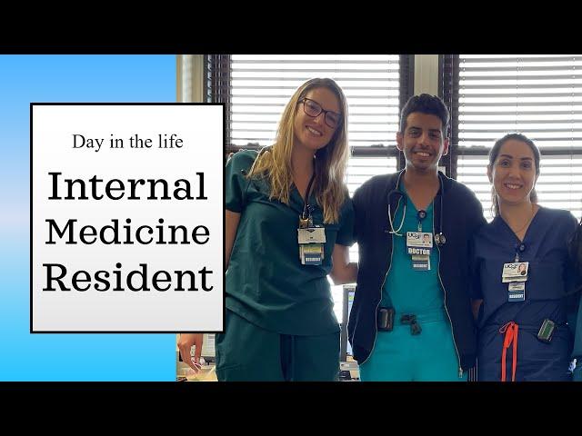 Day in the Life of an INTERNAL MEDICINE Resident in the US | Intern Year Vlog