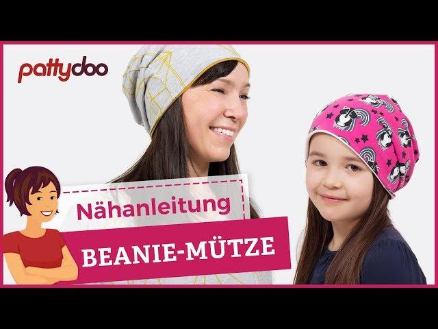 DIY Mütze nähen für Anfänger - Wendemütze, Beanie aus Jersey - pattydoo Schnittmuster