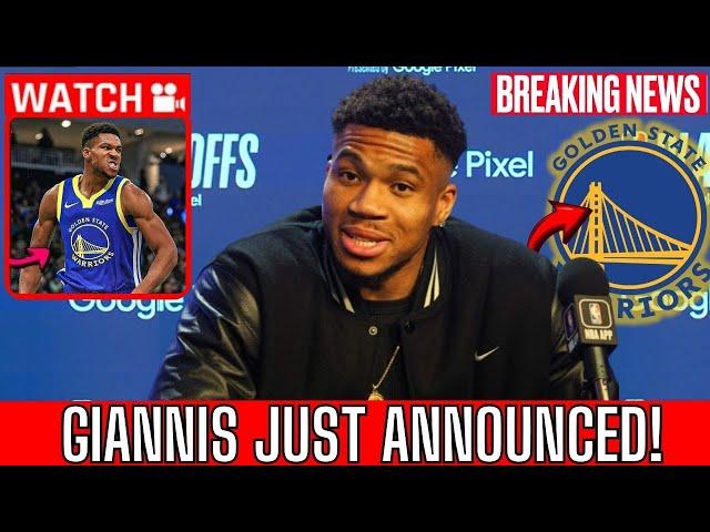  BREAKING NEWS! THE GIANNIS ANTETOKOUNMPO DECISION THAT SURPRISED EVERYONE IN NBA! WARRIORS NEWS