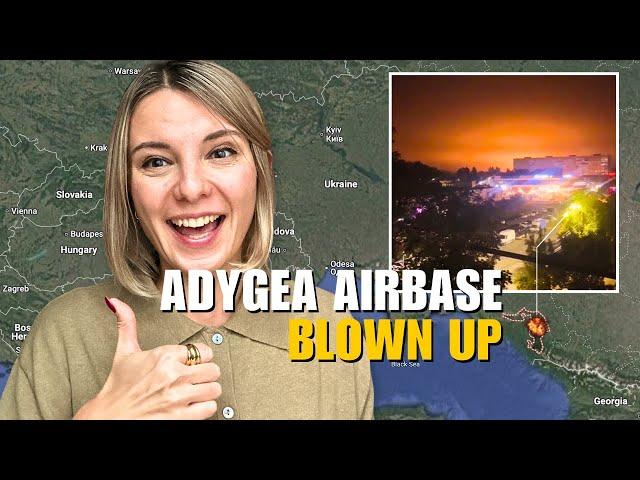 HUGE NIGHT ATTACK ON RUSSIA: ADYGEA AIRBASE BLOWN UP Vlog 830: War in Ukraine