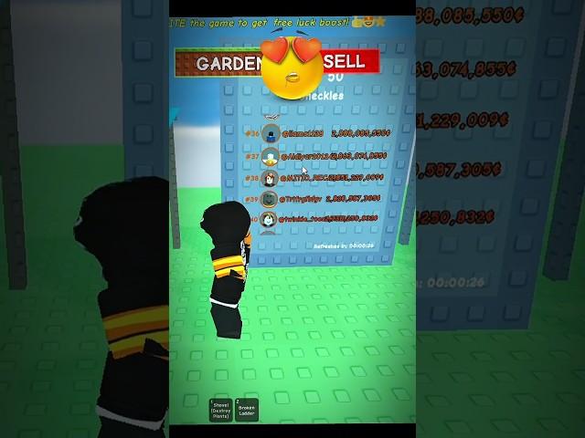 IMAGINE If Grow A Garden Adds LEADERBOARD ️ #shorts #roblox #growagarden