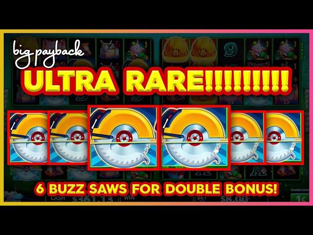 HUFF N' MORE PUFF POWER 4! 6 Buzz Saws → Rare DOUBLE BONUS!!!