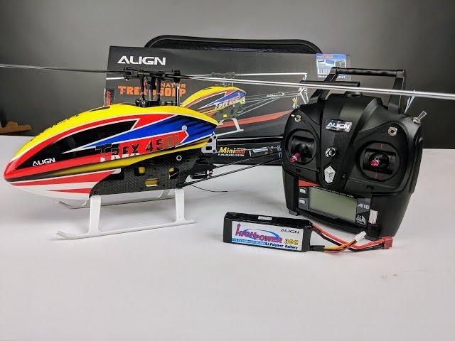 Align T-Rex 450LP (A)RTF Helicopter | Unboxing & Quick Assembly!