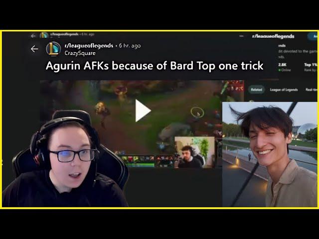 Thebaus On BARDINETTE INTING BARD TOP Mechanics And Agurin Incident | League of Legends Clip