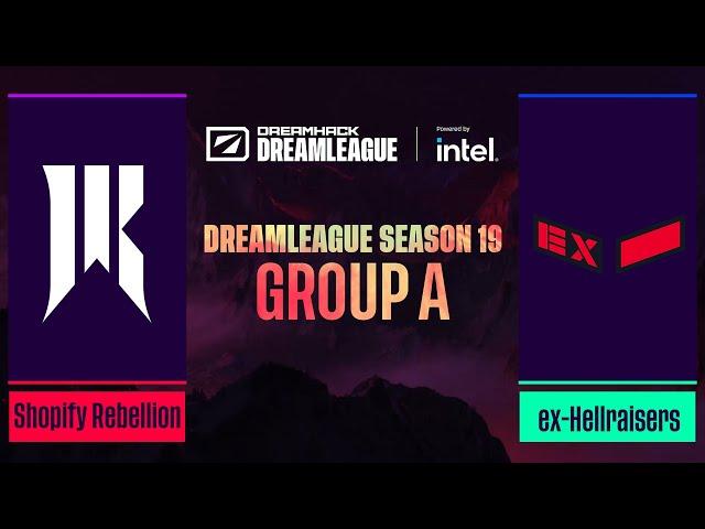 Dota2 - Shopify Rebellion vs ex-Hellraisers - Game 1 - DreamLeague Season 19 - Group A