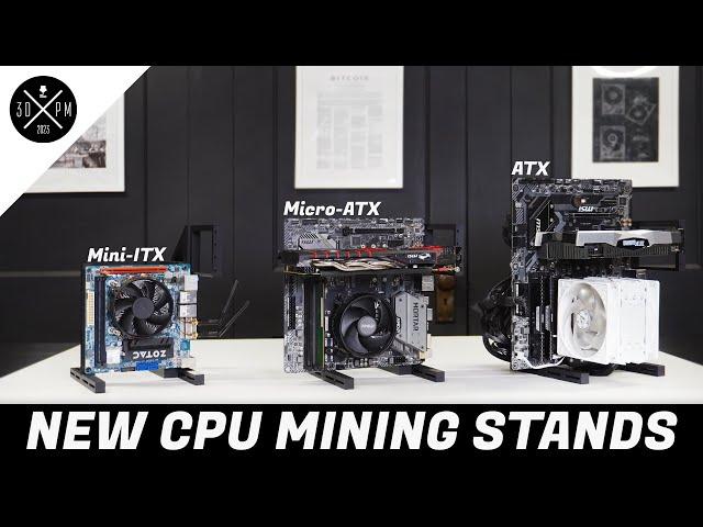 BEST CPU Mining Stand for Crypto Mining in 2024 | 3D Print Master LLC