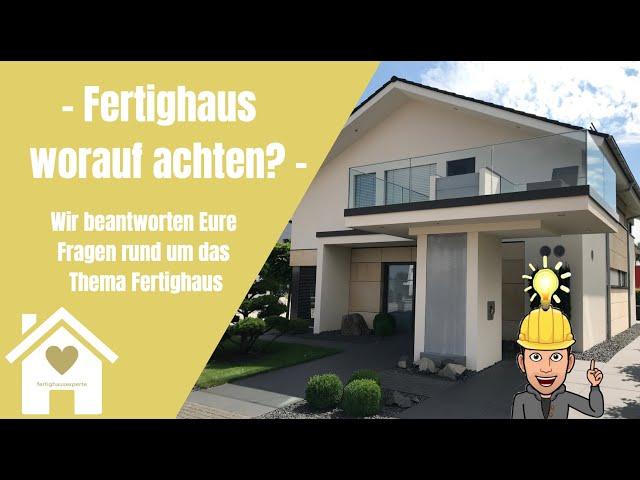 Was es beim Bau eines Fertighauses zu beachten gibt - Podcast