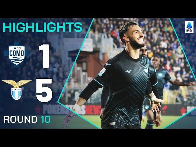 COMO-LAZIO 1-5 | HIGHLIGHTS | TWO red cards as Lazio cruise to victory | Serie A 2024/25