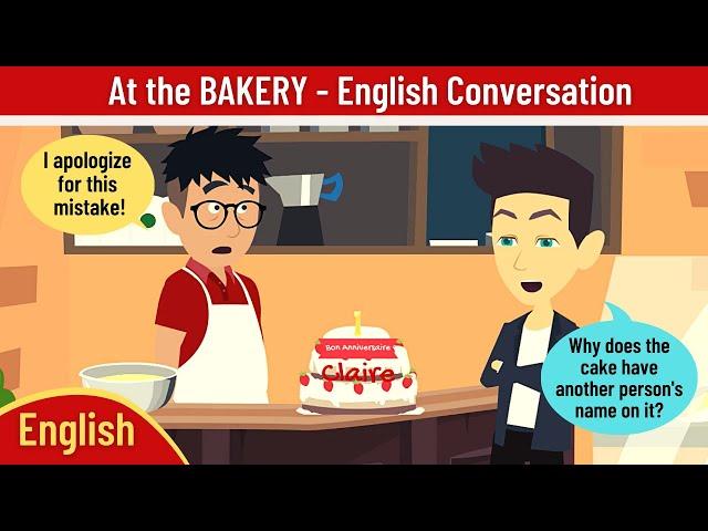 At The BAKERY - Daily English Conversation Practice