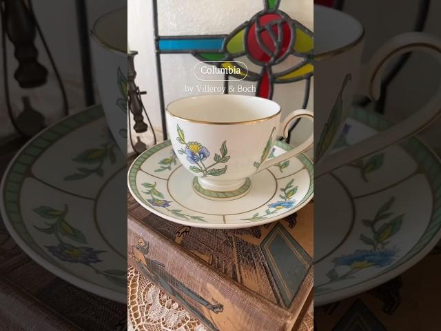 빌보 콜럼비아 앤틱잔 Columbia by Villeroy & Boch 빈티지 앤틱 커피잔 콜롬비아 찻잔 | 미묘한피크닉