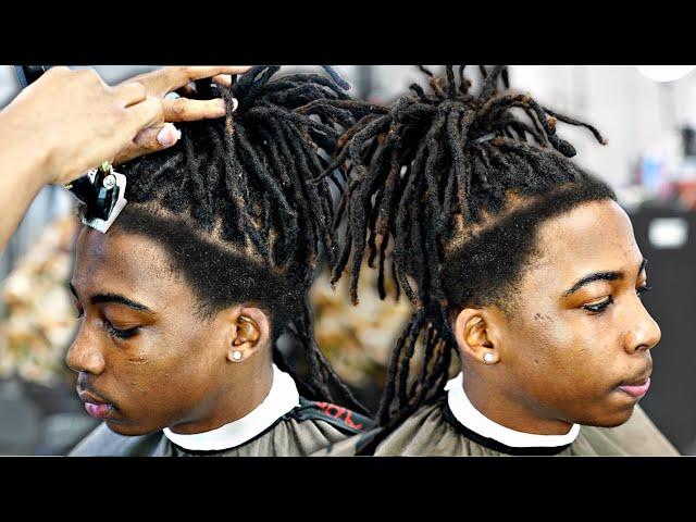 *NEW GEMS 2024* HAIRCUT TUTORIAL: MID TAPER DREADS   4K