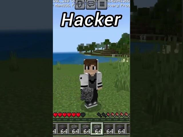 Minecraft: Noob vs Pro vs Hacker #shortvideo #minecraft #shortsfeed