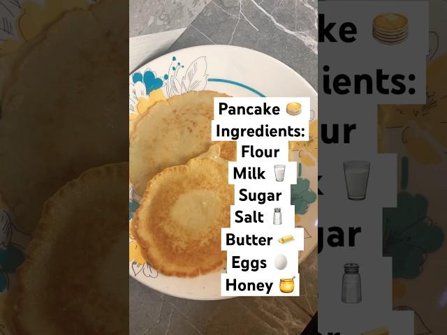 Easy recipe for homemade pancakes 