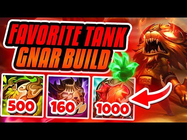MY FAVORITE TANK GNAR BUILD RIGHT NOW!!! Season 15 Gnar Gameplay (League of legends)