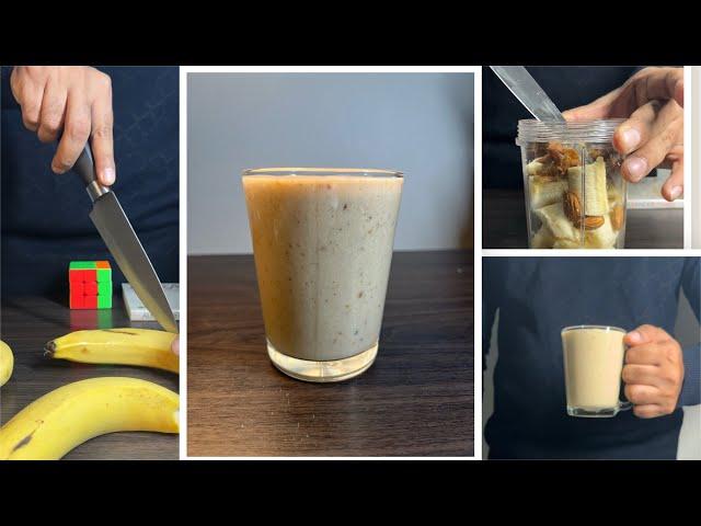 Live: Make Banana Milkshake at Home | Easy & Healthy | protein shake for weight gain